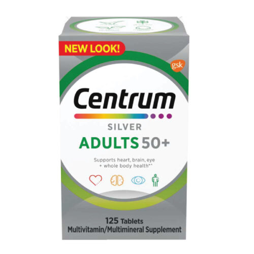 Centrum Silver Adults 50+ Multivitamins 125 Tablets