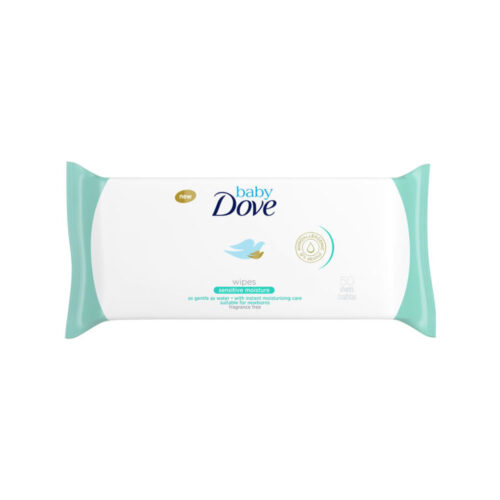 Dove Baby Wipes Sensitive 50pk