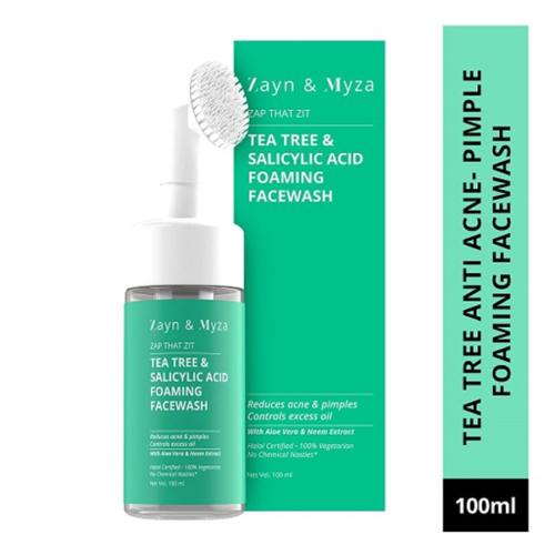 ZM Zayn & Myza Tea Tree & Salicylic Acid Foaming Facewash-100ml