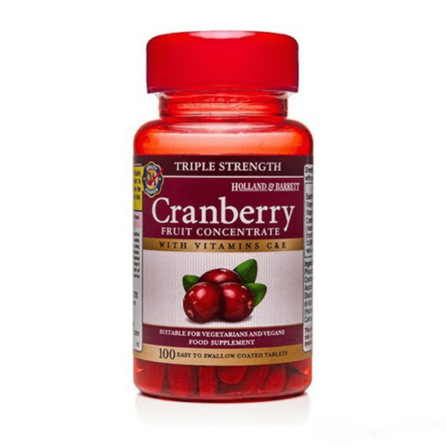 Holland & Barrett Triple Strength Cranberry Concentrate-100 Tablets