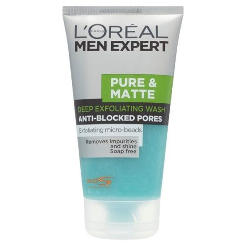 L’Oreal Paris Men Expert Pure & Matte Scrub Face Wash 150ml