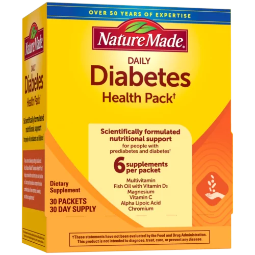 Nature Made Daily Diabetes Health Pack 30 Packets