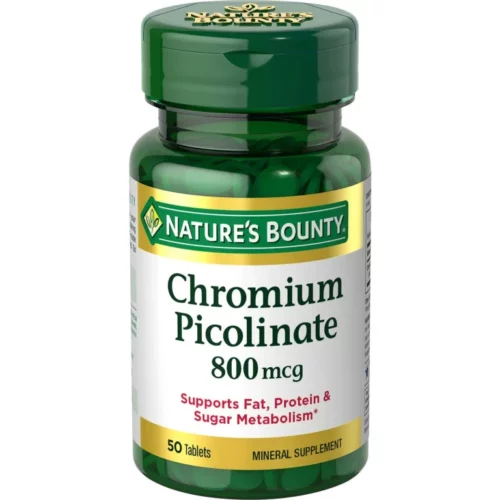 Nature’s Bounty Chromium Picolinate 800mcg 50 Tablets