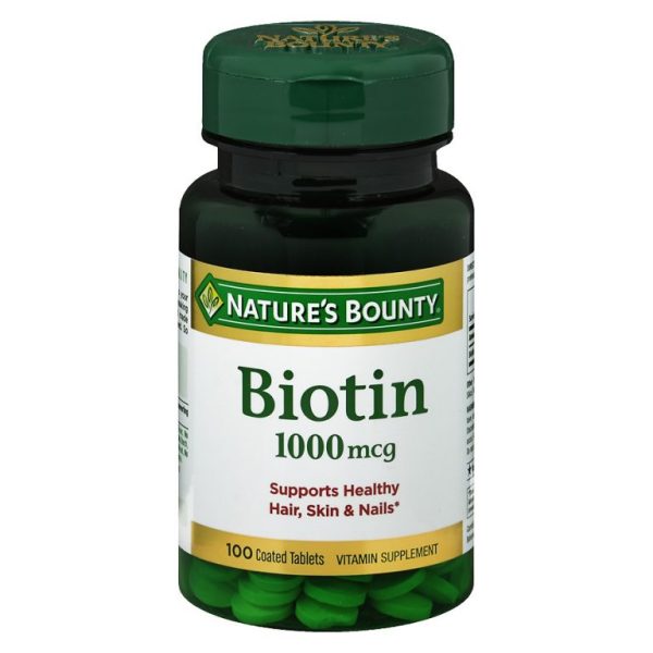 Nature’s Bounty Biotin 1000mcg 100 Tablets