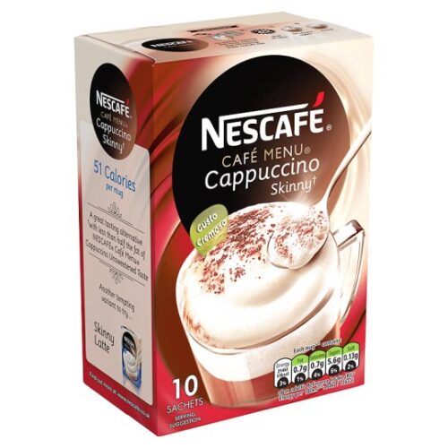 Nescafe Cafe Skinny Unsweetened Cappucino 145G