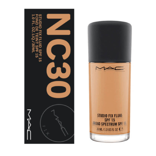 M.A.C Studio Fix Fluid Foundation with SPF 15 NC30