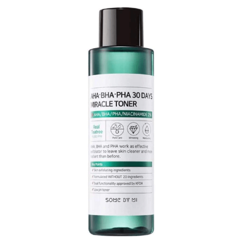 Some by Mi AHA, BHA, PHA 30Days Miracle Toner Anti-acne Exfoliation Hydration Brightening 150ml