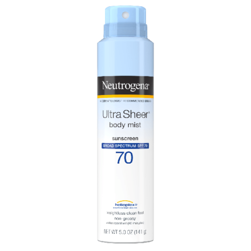 Neutrogena Ultra Sheer Lightweight Sunscreen Spray SPF 70+