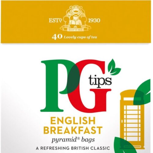 PG Tips English Breakfast Tea Bags 40’S 100G