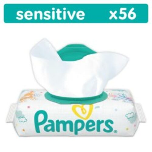 Pampers Sensitive Baby Wipes 56 Pack