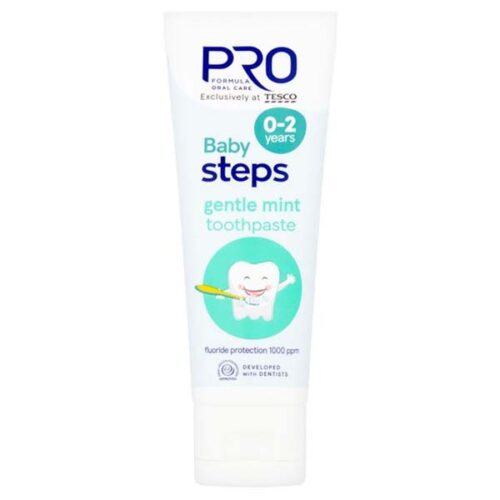 Pro Formula Baby Steps Gently/Gentle Mint Toothpaste 0-2 75Ml