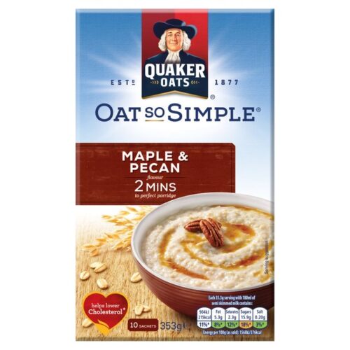 Quaker Oats Oat So Simple Maple & Pecan 353g