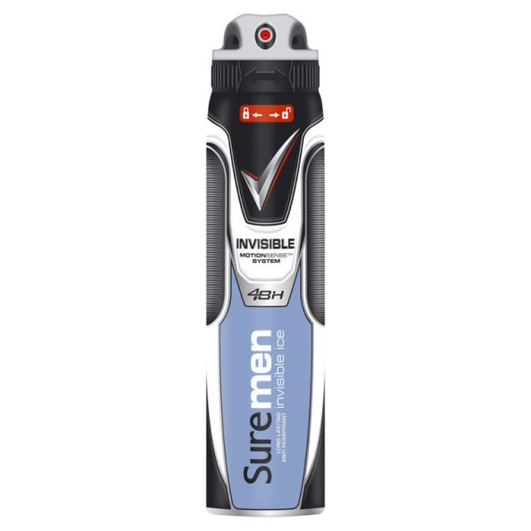 Sure Men Invisible Ice Anti-Perspirant Spray 250ml