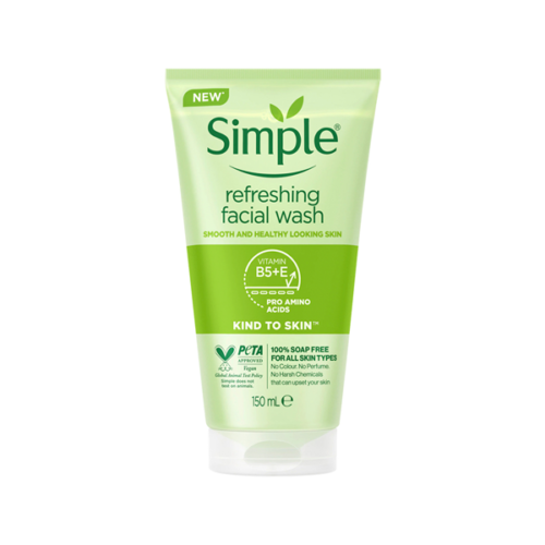 Simple Kind To Skin Refreshing Facial Wash Gel 150ml