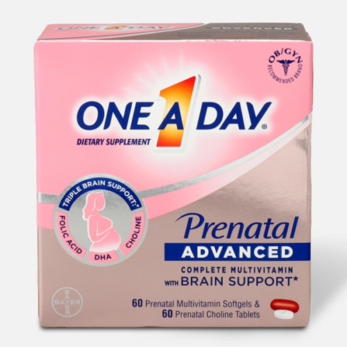 One A Day Advanced Prenatal Multivitamin-60+60 Count