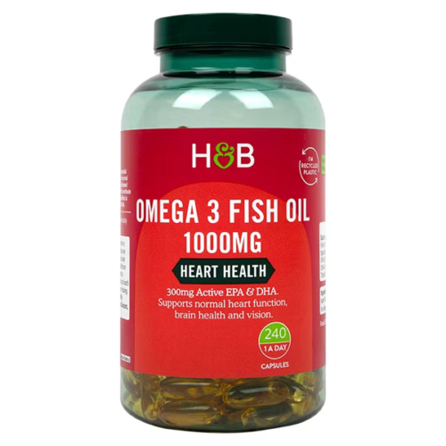 Holland & Barrett Omega 3 Fish Oil 1000mg 240 Capsules