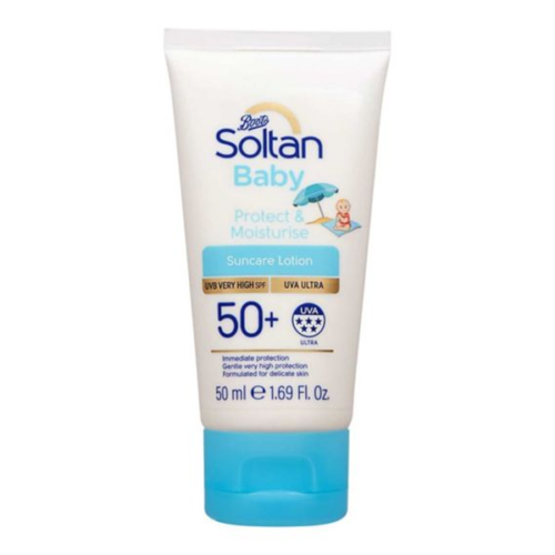 Boots Soltan Baby Protect Moisturise Lotion SPF50 50ml