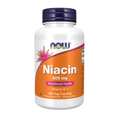 Now Foods Niacin 500 mg 100 Capsules