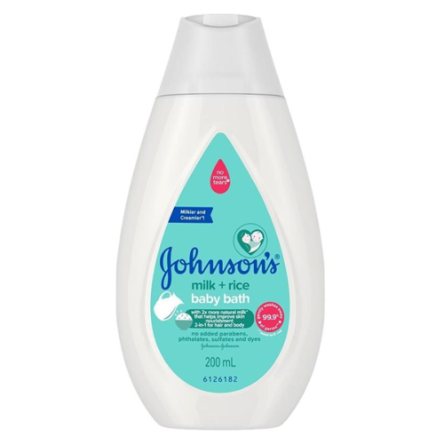 Johnson’s Milk + Rice Hair & Body Baby Bath