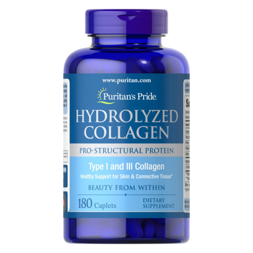 Puritans Pride Hydrolyzed Collagen 1000 mg 180 caplets