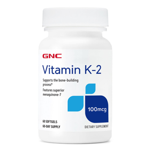 GNC Vitamin K-2 100 mcg-60 capsules