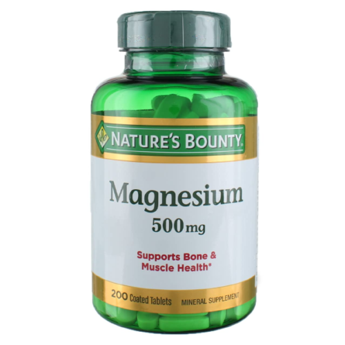 Natures Bounty Magnesium 500mg 200 Tablets