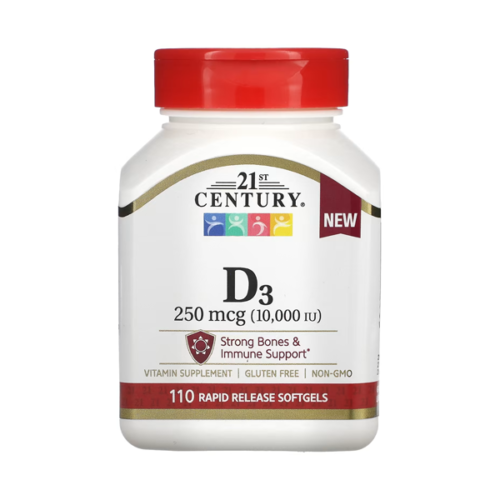 21st Century VITAMIN D3 10000iu 110 Tablets