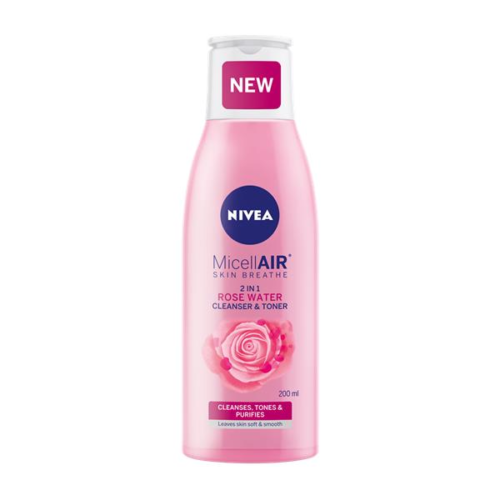 NIVEA Micellair Skin Breathe 2in1 Rose Water Cleanser & Toner