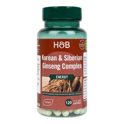 Holland & Barrett Korean Red Ginseng Complex 120 Capsules