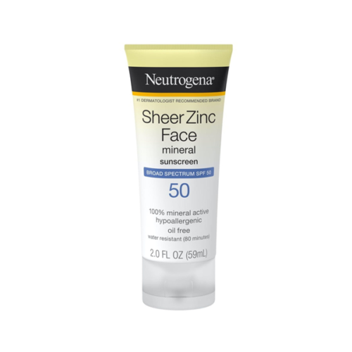 Neutrogena Sheer Zinc Oxide Dry Touch Mineral Face Sunscreen Lotion With SPF 50 88ml