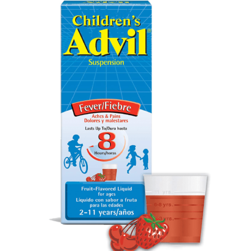 Children’s Advil Pain Reliever and Fever Reducer, Fruit – 4 Fl Oz