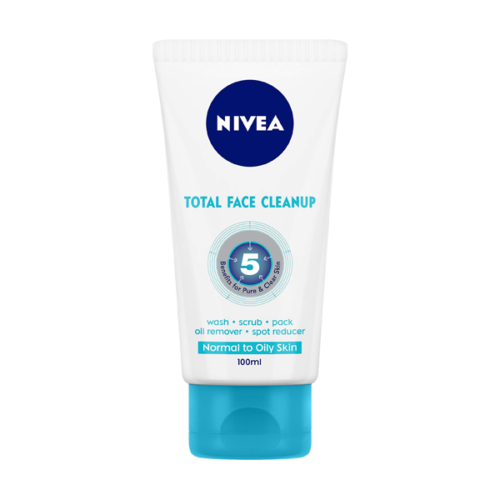 Nivea Total Face Cleanup Face Wash 100gm