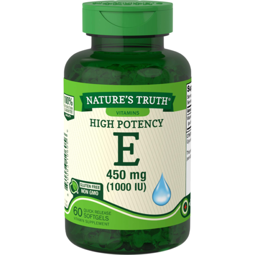 Natures Truth Vitamin E 450mg 1000IU 60 Softgels