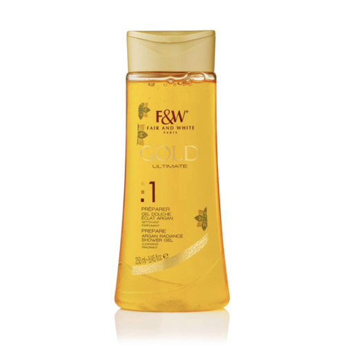 Fair and White Gold Shower Gel with Argan Extract 250 ml