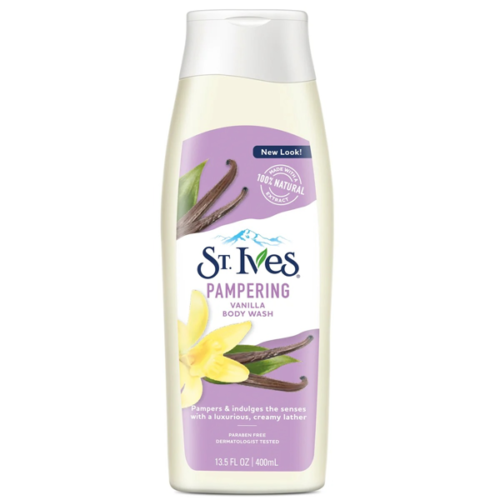 St.ives Pampering Vanilla Body Wash-400ml