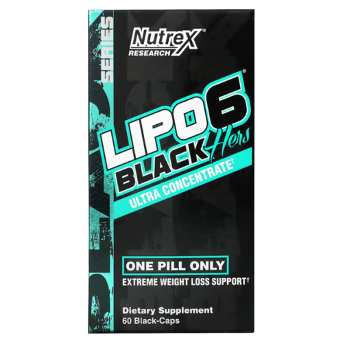 Nutrex Research Lipo-6 Black Hers-60 Black-Caps