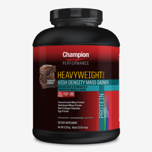 Champion Nutrition Heavy Weight Gainer 580 Chocolate Brownie 3.17 kg