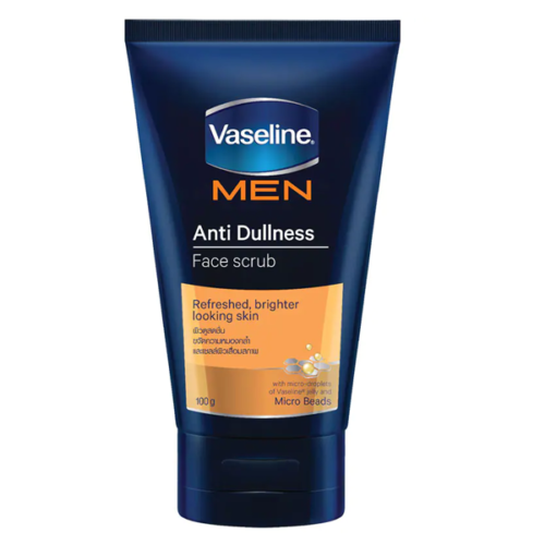 Vaseline Men Anti Dullness Scrub Face Wash 100g.