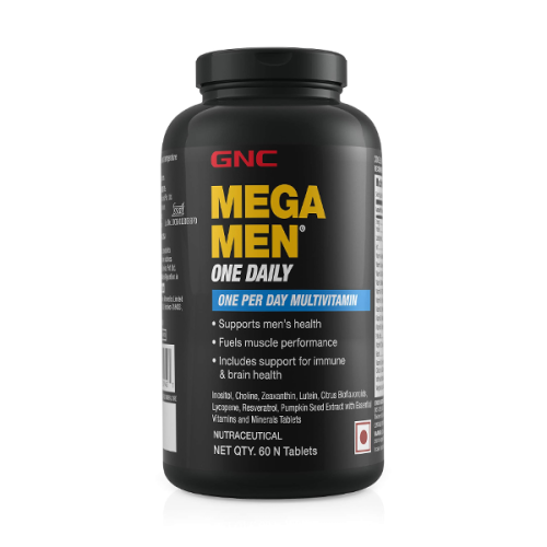 GNC Mega Men One a Day Multivitamin 60 Capsules