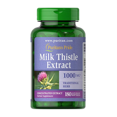 Puritan’s Pride Milk Thistle Extract 1000mg 180 Softgels