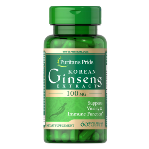 Puritan’s Pride Korean Ginseng 100mg 60 Capsule