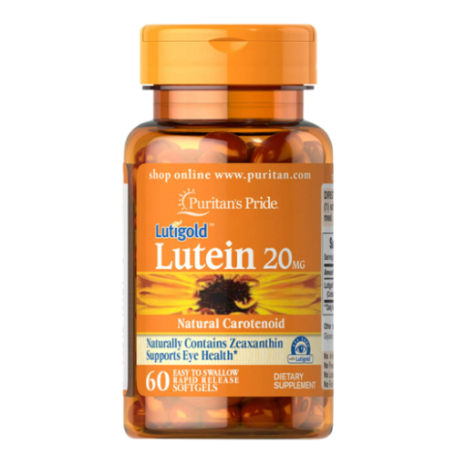 Puritan’s Pride Lutein 20mg 60 Softgels