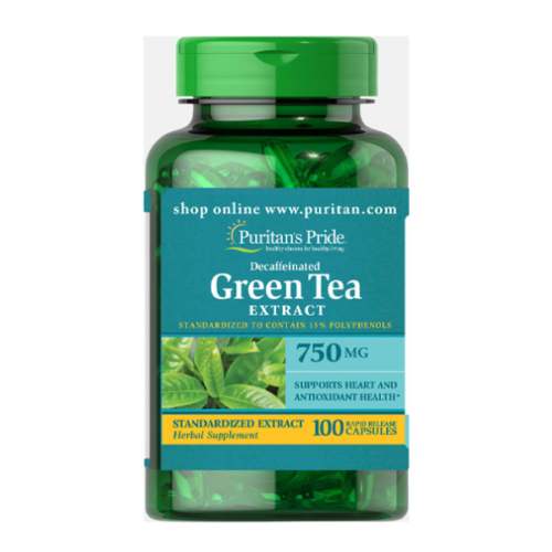 Puritan’s Pride Green Tea 750mg 100 capsules