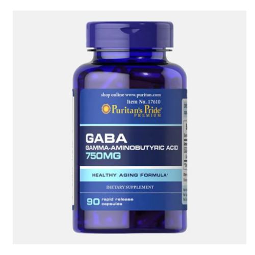 Puritan’s Pride GABA 750mg 90 Softgels