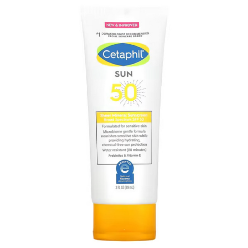 Cetaphil Sheer Mineral Sunscreen Broad Spectrum SPF 50 (89 ml)