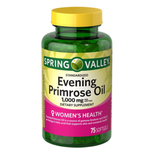 Spring Valley Women’s Health Evening Primrose Oil 1000mg 75 Softgels