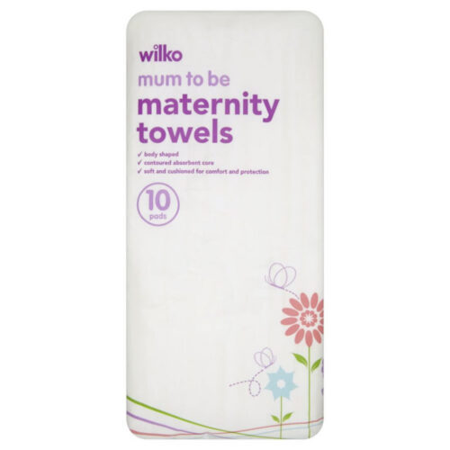 Wilko Mum to Be Maternity Towels 10 Pads