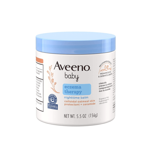 Aveeno Baby Eczema Therapy Nighttime Balm with Colloidal Oatmeal Relief, 156g