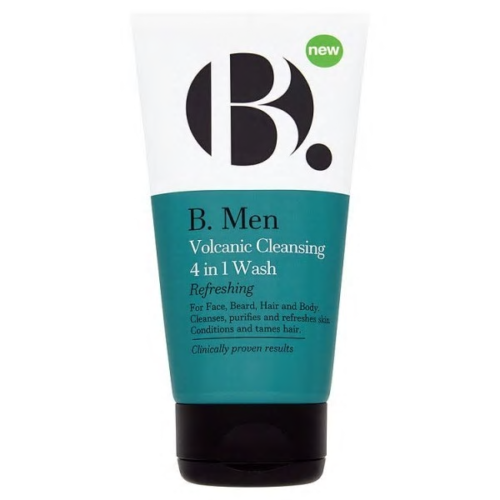 Superdrug B. Men Volcanic Cleanser 4 In 1 Wash