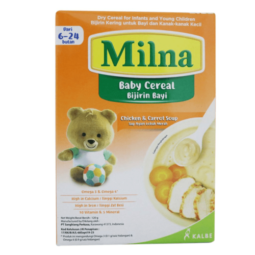 Milna Baby Cereal Chicken & Carrot Soup-120g